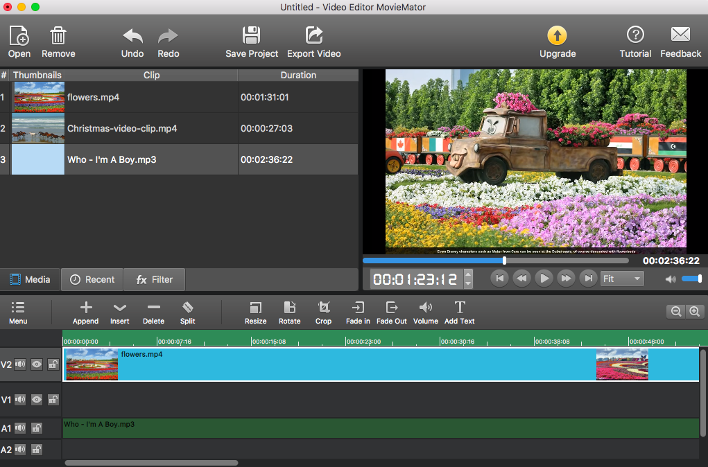 video editor for mac download free